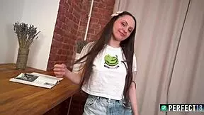 why awkward skinny petite 18yo camera