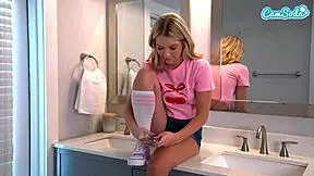 American blonde teen 18+ GETS CRUSHED and CREAMPIED by BIG BLACK COCK BBC