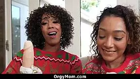 stepmom welcomes stepson and stepdaughter to join the orgy