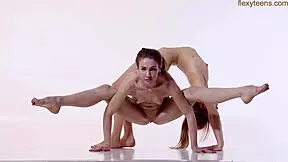 Svetik and Rita hot flexible lesbians 😍