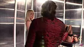 Femdom ffm threesome with big tits milfs cindy behr and romana ryder