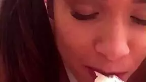 Horny Young Woman Shows Tits To Teacher For Blowjob