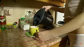 Horny Teen 18+ Pandora Moisturizes Her Body with Toys