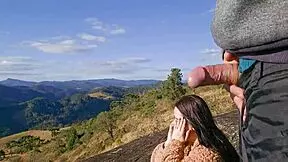 Tour Guide Exposes Cock To Tourist On Mountain