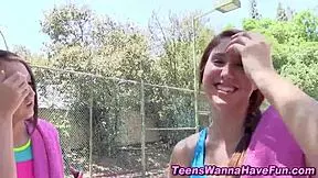 Amateur Teen 18+ Gets Cum Sprayed in Outdoor Party