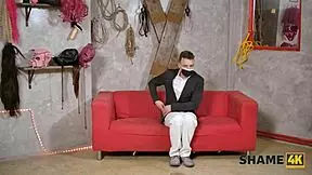 shame4k, fucking a local dominatrix to lose virginity and cum in her mouth