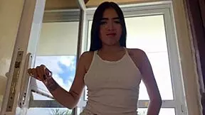 horny stepdad doesn't forgive cute stepsister 😈