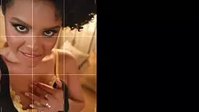 Curly haired petite ebony cutie selva lapiedra in a private scene