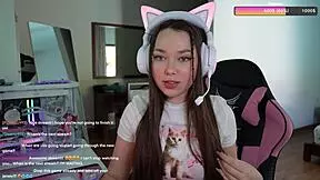 my stepbrother interrupted my livestream and fucked me right in front of everyone