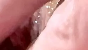 Amateur pink pussy licked after virginity loss