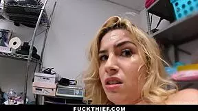 I deal with the consequences of shoplifting by getting fucked hard