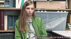 Blonde teen criminal caught in high definition amateur reality scene