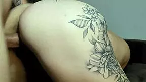 corno films his hot wife getting destroyed by the eater, leaving her ass full of cum