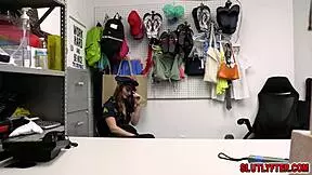 Mira monroe sucked officer rustys impressie cock so good mira has to go into a store dressed as a cop and record herself stealing something officer catches her in the act and brings her in for questioning