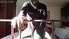 Laura in heels sexy milf bondage fucking with cum on tits