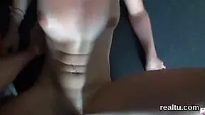 Luscious czech teen 18+ie was tempted in the mall and poked in pov