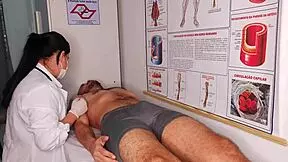 erection in front of the nurse?