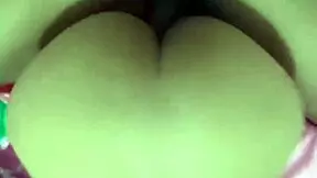 She needs deep doggystyle in bedroom with roommate