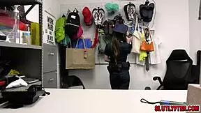 Mira monroe sucked officer rustys impressie cock so good mira has to go into a store dressed as a cop and record herself stealing something officer catches her in the act and brings her in for questioning