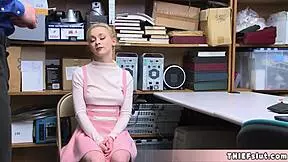 Cute Assistant Punished For Shoplifting