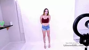 Elegant Shy Brunette Gets Fucked In Modeling Audition?