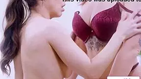 Busty lesbian pussy licking petite 18+ model