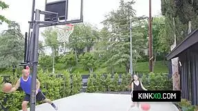 Petite Teen Sia Wood Asks Friend For Basketball And Gets Fucked!