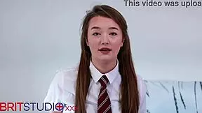 british student mocks your small cock in joi