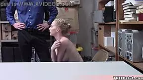 Cute Assistant Punished For Shoplifting