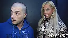 Chap with biggest boner shoves his love tool in shemales ass 😏