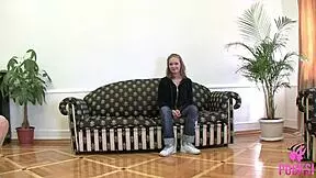 Nympho teen 18+ bridget k rides cock until she gets cum all over her face