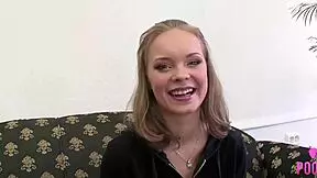 Nympho teen 18+ bridget k rides cock until she gets cum all over her face