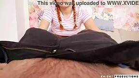 Stepsister Marina Gold Craves Cock in POV Curing Session