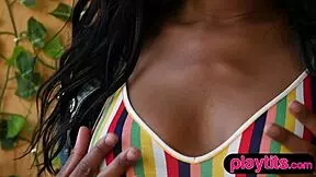 Wow! Big Ass Petite Ebony Milf and Slender Redhead Polish Cougar Strip!