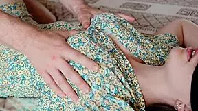 Big Boobed Wife Feels Intense Pleasure Cumming During Nipple Licking. Her Tight Pussy Gets Wet in Bedroom Passion.