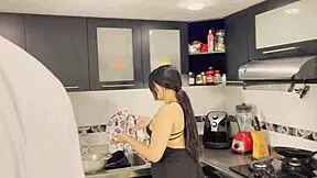 my boss paid me to let him in the kitchen - mia montiel - part 1