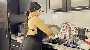 my boss paid me to let him in the kitchen - mia montiel - part 1