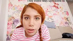 Stepsister Marina Gold Craves Cock in POV Curing Session