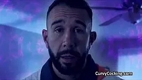 velma's big tits bounce while riding big cock