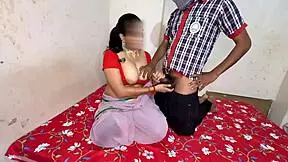 Village Lusty Bhabhi Seduces Horny Devar By Dropping Her Pallu From Her Huge Boobs