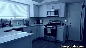 velma's big tits bounce while riding big cock