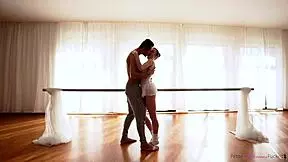 tiny ballet beauty with shaved pussy?