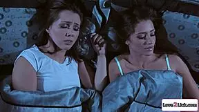 fiancee makes busty latina fuck her ex gf