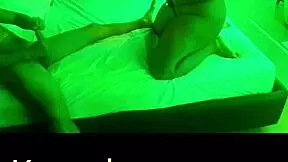 Corninho films his wife with a friend