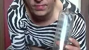 bisexual crossdresser mark wright asking for a man to fill his mouth up with piss while his mate films it on his mobile phone or camcorder