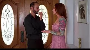 big tits teen stepdaughter punished and fucked by stepmom penelope kay calvin hardy 😈