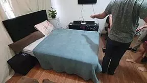 i invited friends to watch women kissing in a crazy fuck.