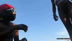 Wet beach sex vacation turns wild