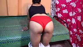 Indian girl dances naked at birthday party with boyfriend