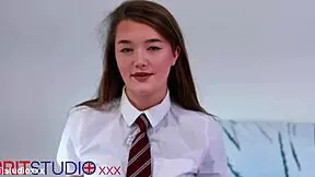 British teen 18+ makes fun of your tiny 18+ cock